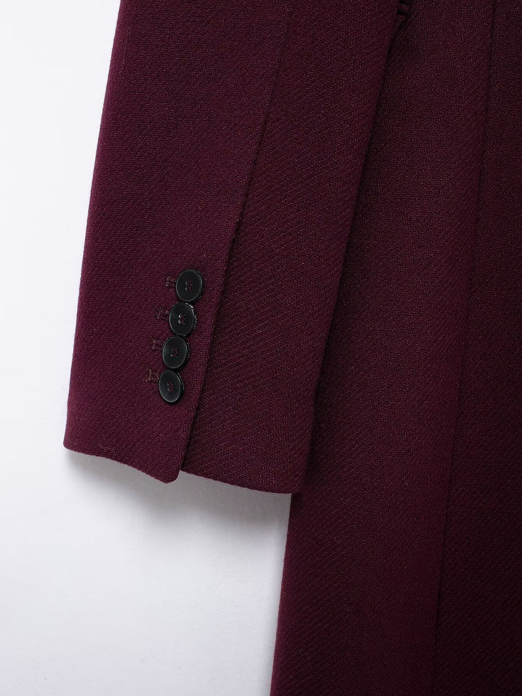 Heavenleigh Wine Red Long Coat