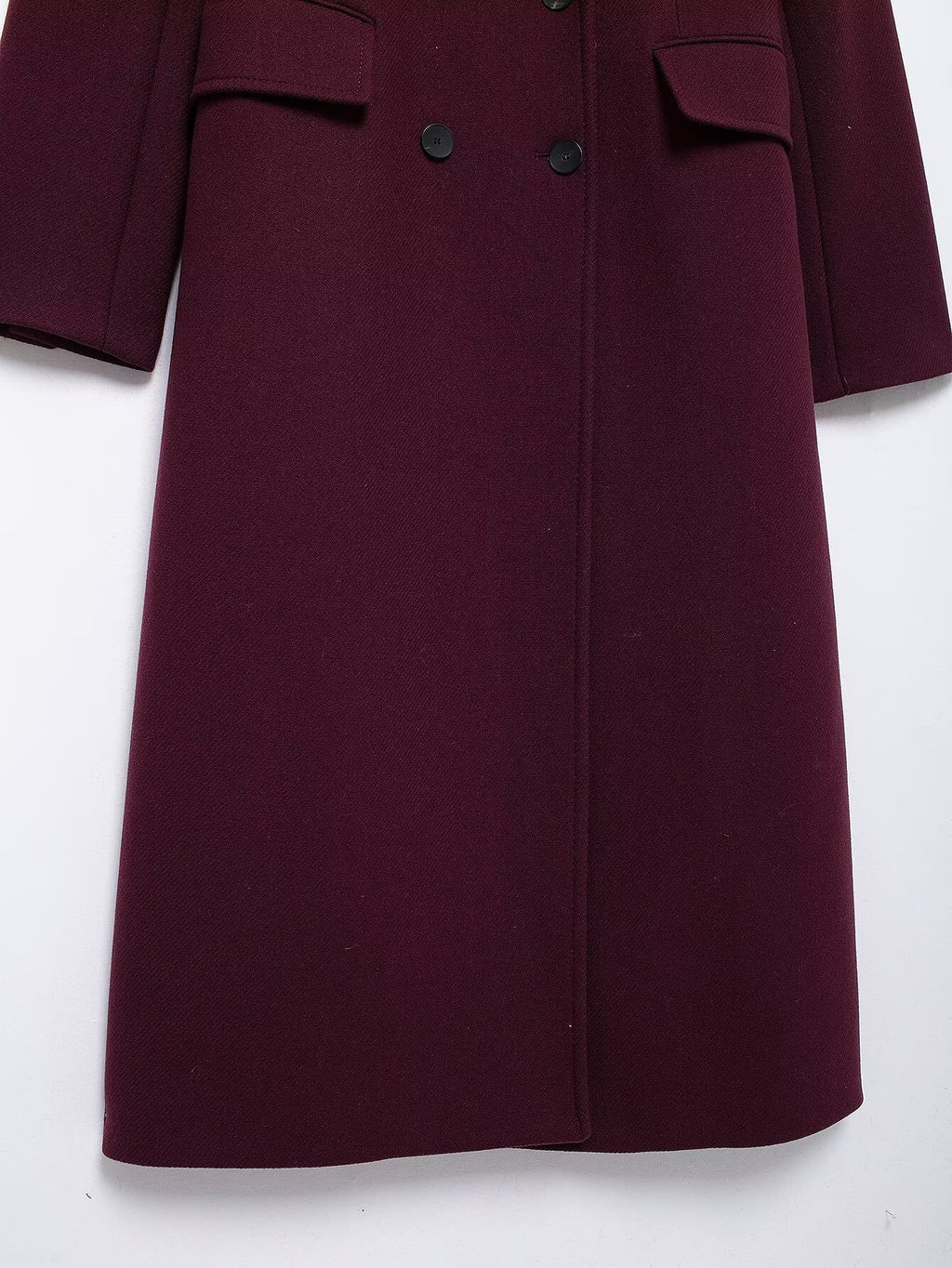Heavenleigh Wine Red Long Coat