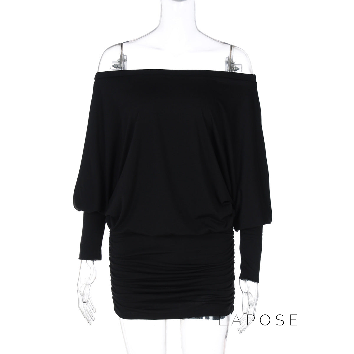 Aaliya Off Shoulder Ruched Mini Dress [89NOGQQK]