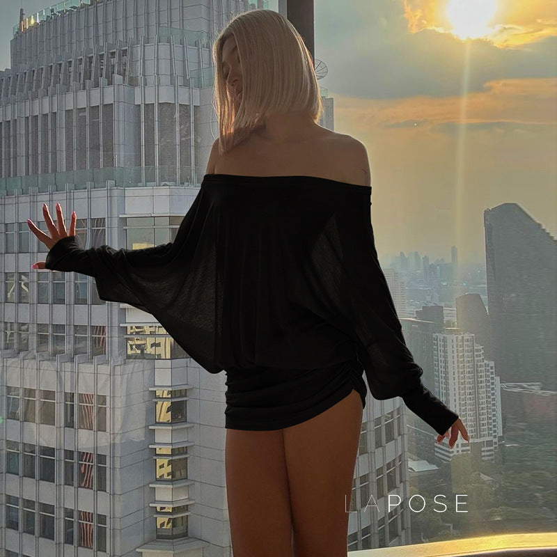 Aaliya Off Shoulder Ruched Mini Dress [KYYKCKUN]