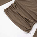 Aamina Long Sleeve Fitted Top [Q31H9BHT]