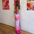 Aaminah Strapless Floral Maxi Dress [WYA1F87S]