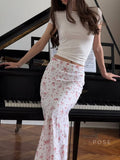 Aaniyah Floral Fishtail Skirt [0I65KO6X]