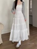 Aaralyn Tiered Lace Midi Skirt [GEARQCDN]