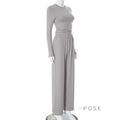 Aariana Sleek Wide-Leg Set [ME18MXAY]