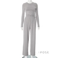 Aariana Sleek Wide-Leg Set [ABPC0XFB]