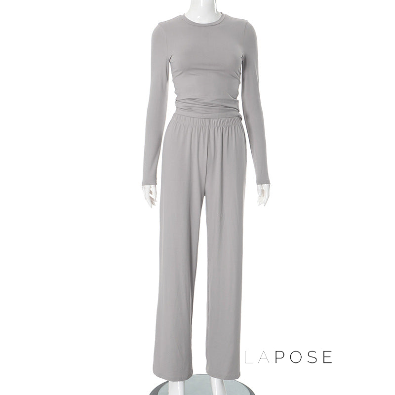 Aariana Sleek Wide-Leg Set [ABPC0XFB]