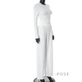 Aariana Sleek Wide-Leg Set [UXX4TSFK]