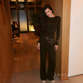 Aariana Sleek Wide-Leg Set [PVP428O2]