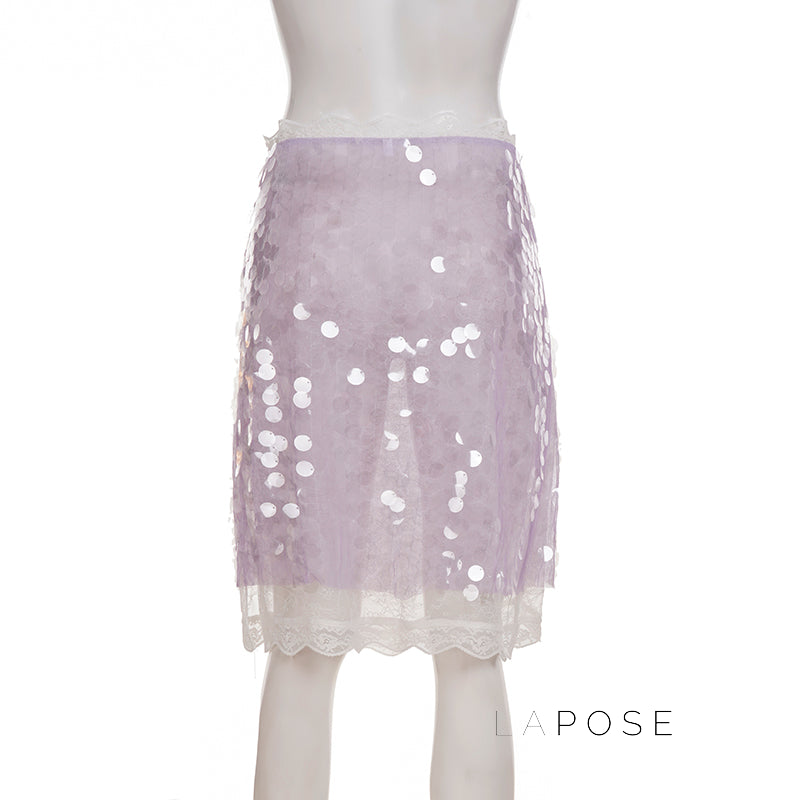 Aarna Sequin Bodycon Mini Skirt [UQH0JQPU]
