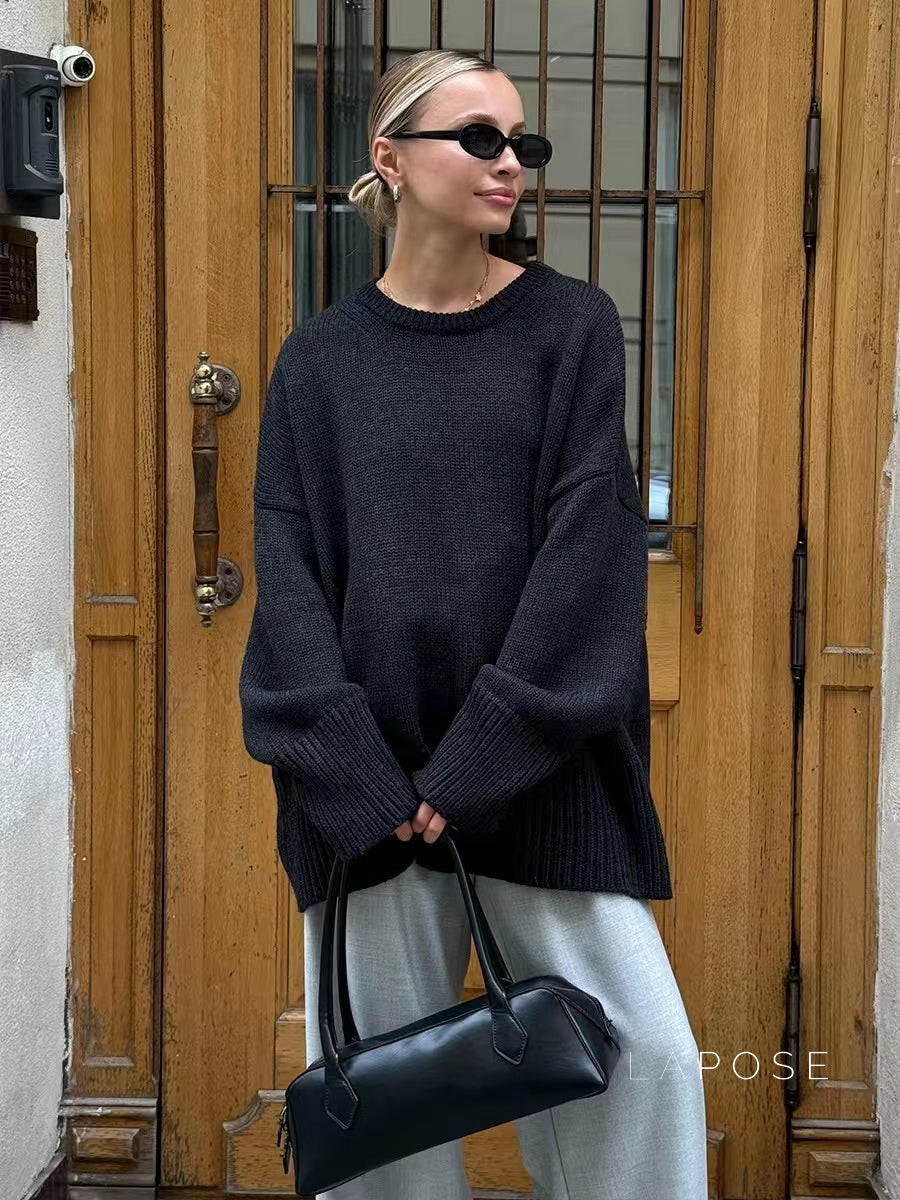Aasiyah Cozy Knit Sweater [WL8KK86Z]