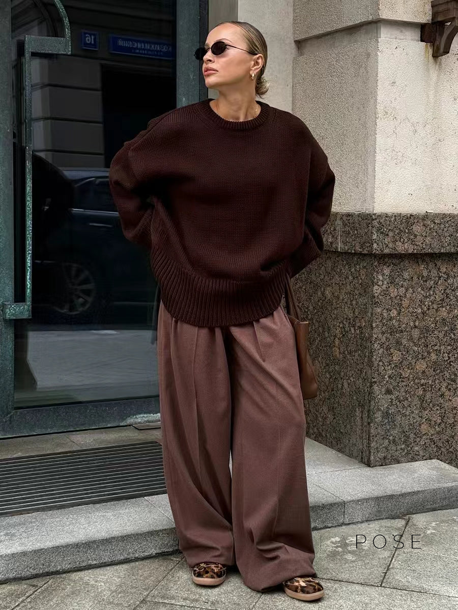 Aasiyah Cozy Knit Sweater [PM4WAHKF]