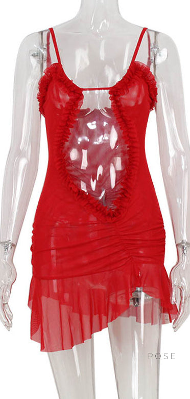 Abbey Halter Cut-Out Dress [RG80HIS5]