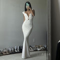 Abby Backless Lace-Up Maxi Dress [6GIITCK0]