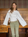 Abree Fitted Long Sleeve Top [OKY2JBIP]