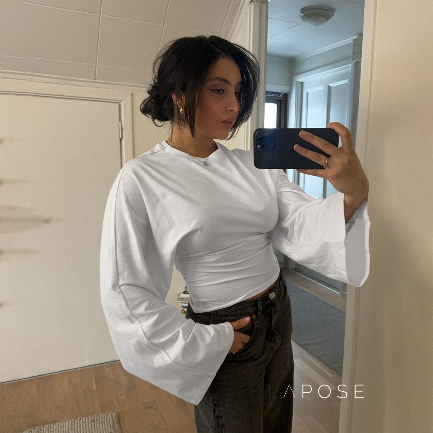 Abree Fitted Long Sleeve Top [BTGUUOR9]