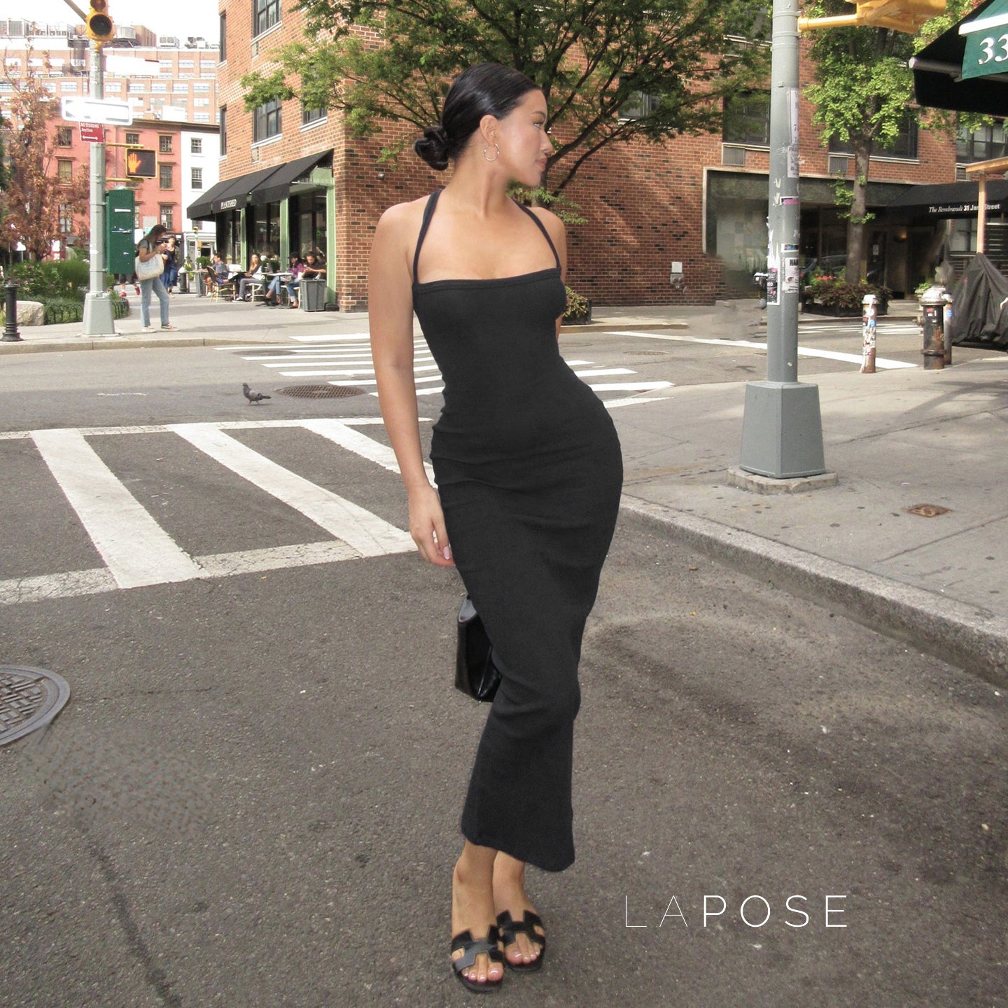 Abrianna Halter Backless Maxi Dress [TVT01LG1]