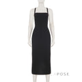 Abrianna Halter Backless Maxi Dress [WCODNWW8]