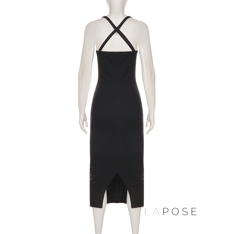 Abrianna Halter Backless Maxi Dress [Z59XCKGC]