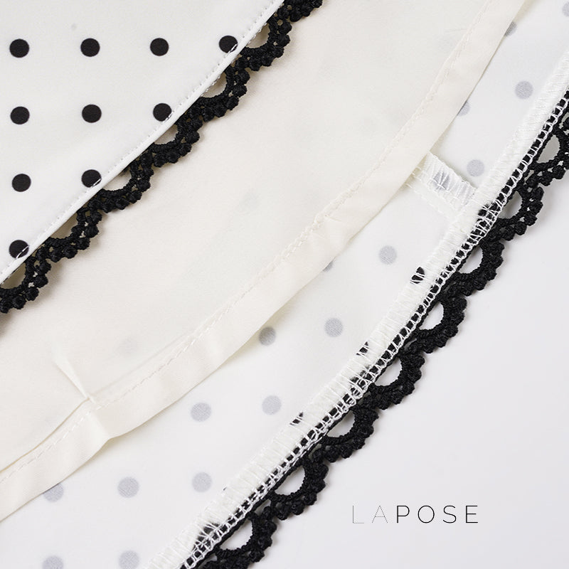 Adaeze Polka Dot Backless Dress [FPV1XYJO]