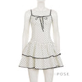 Adaeze Polka Dot Backless Dress [B8OLIGWC]