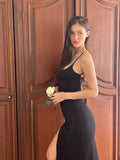 LaPose Adah Slit Detail Maxi Dress