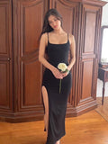 LaPose Adah Slit Detail Maxi Dress