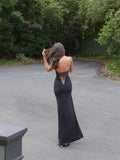 LaPose Adah Slit Detail Maxi Dress