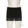 Adalae Bodycon Lace Mini Skirt [JZHSEP8W]