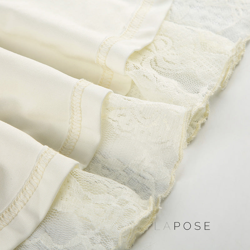 Adaley Lace Tiered Mini Dress [K74OMKWW]