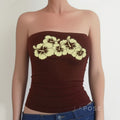 Addalynn Floral Tube Top [E29GM8D4]