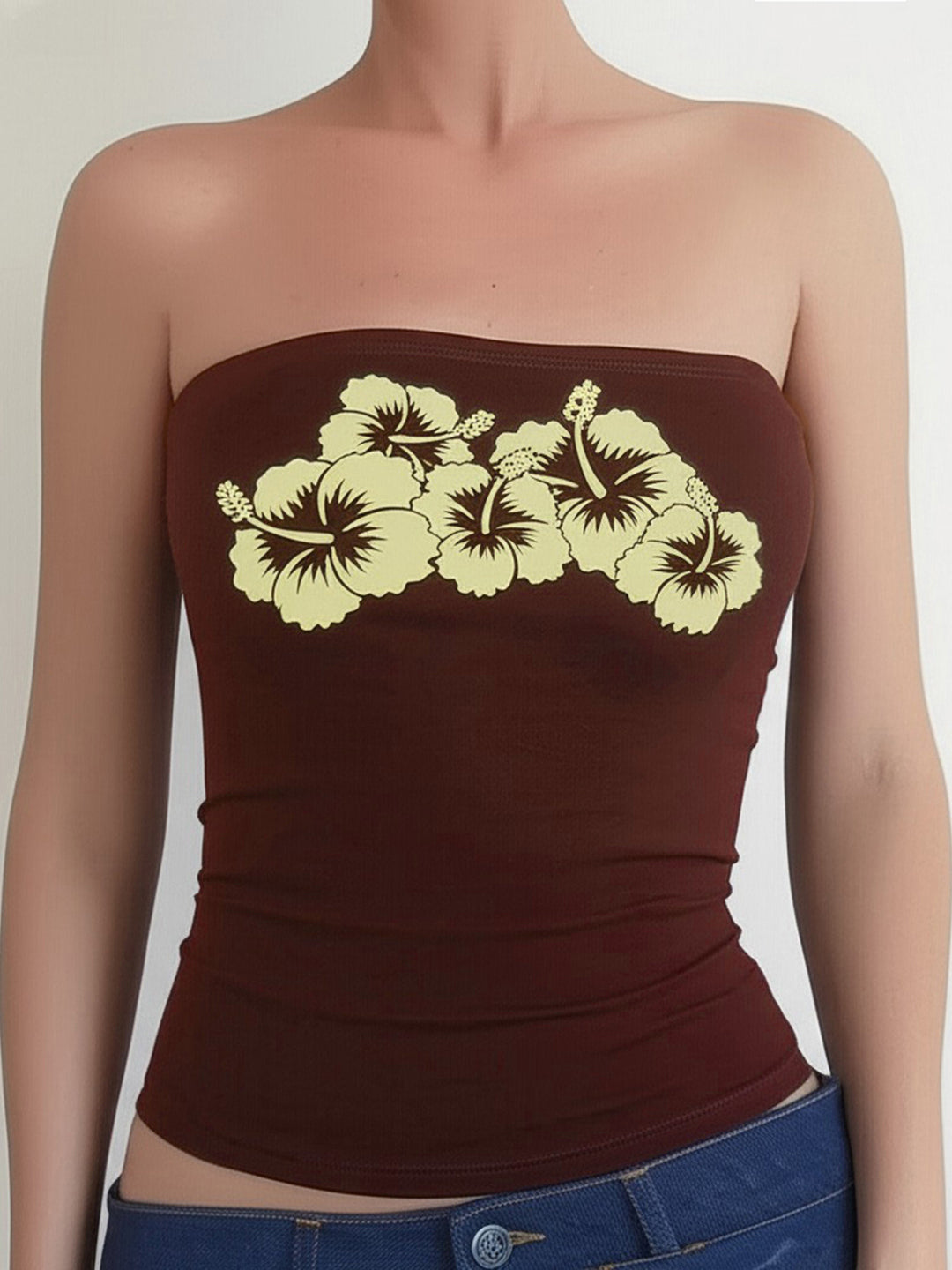 Addalynn Floral Tube Top [QPRQZOOC]