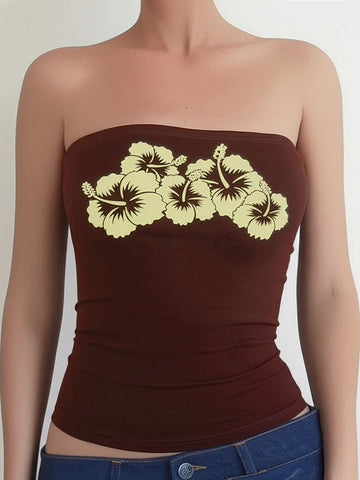 Addalynn Floral Tube Top [QPRQZOOC]