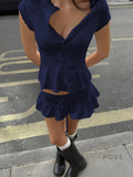 Adelynne Lace Skirt Set [P06Q498J]