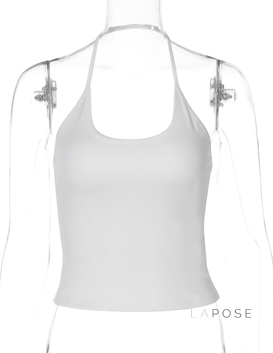 Aditi Halter Backless Crop Top [0B6FNQIK]