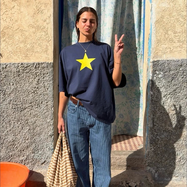Adyson Oversized Star Print T-Shirt