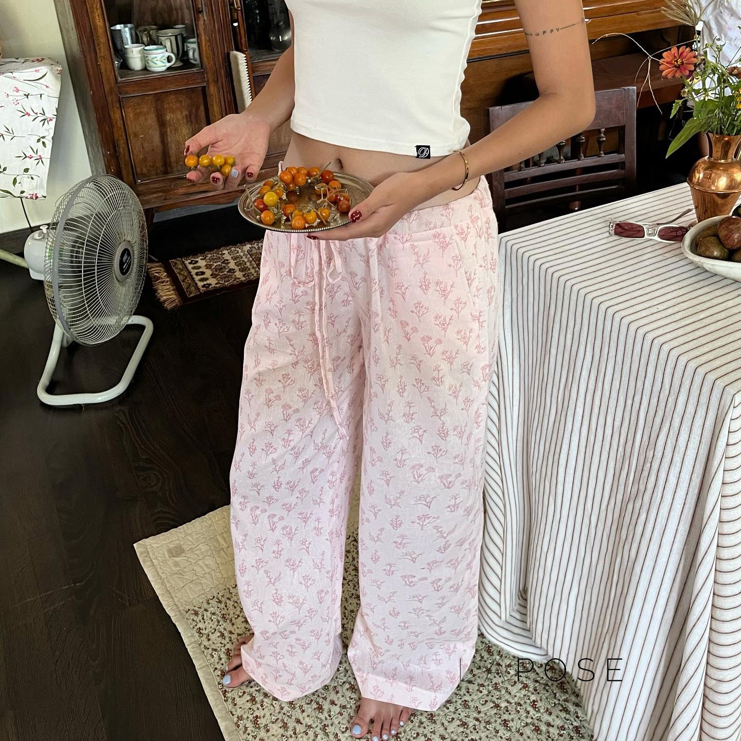 Aella Sweet Floral Lounge Pants