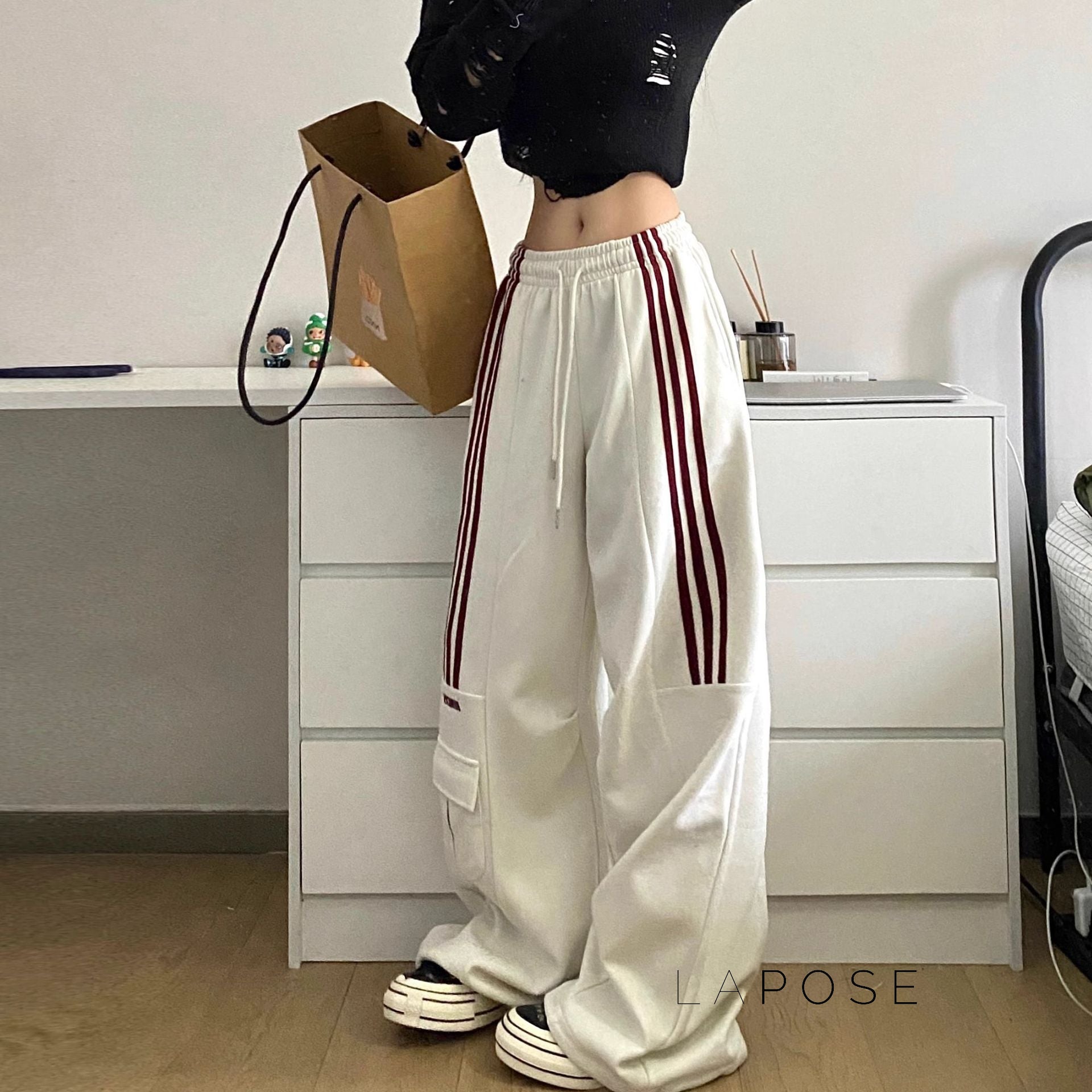 Aiden Cozy Straight-Leg Cargo Pants [IDHFCMOD]