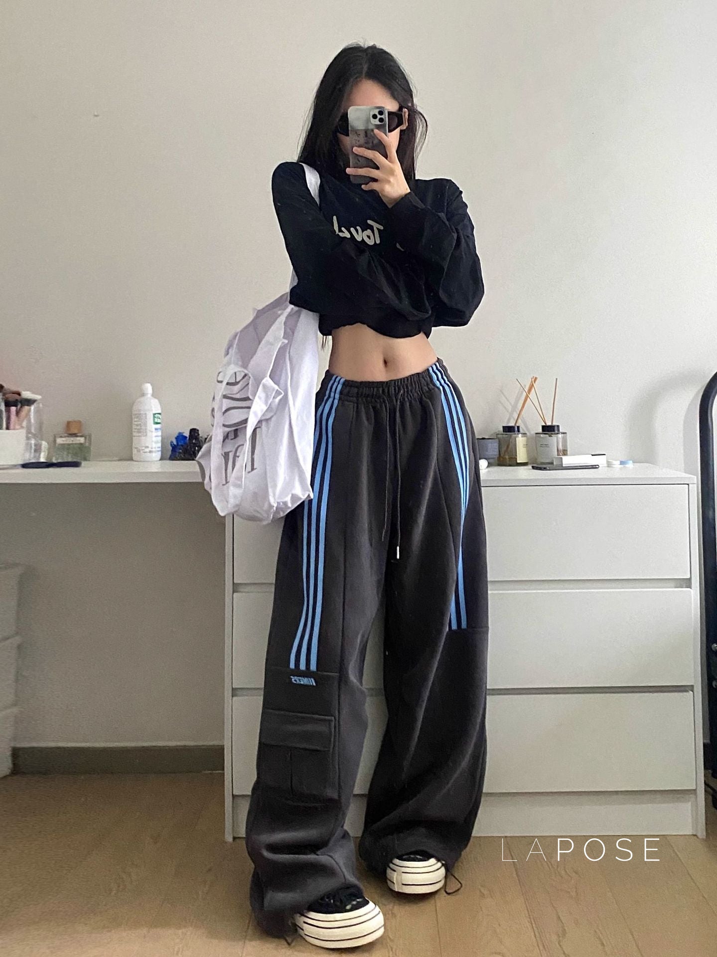 Aiden Cozy Straight-Leg Cargo Pants [JU0VXNWA]