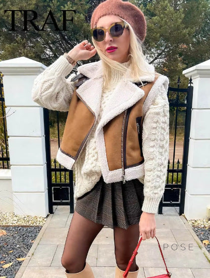 Airabella Cropped Faux Fur Vest [NFANSJP7]
