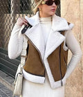 Airabella Cropped Faux Fur Vest [KAXWU9OF]