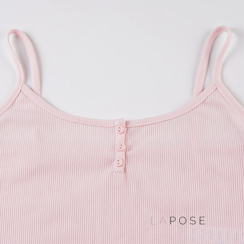 Aishwarya Ruffle Knit Short Set [EC9LIFNP]