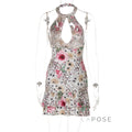 Aislyn Leopard Halter Mini Dress [FCR4GXU1]