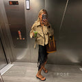 Aixa Belted Lapel Jacket [8EJWIO21]
