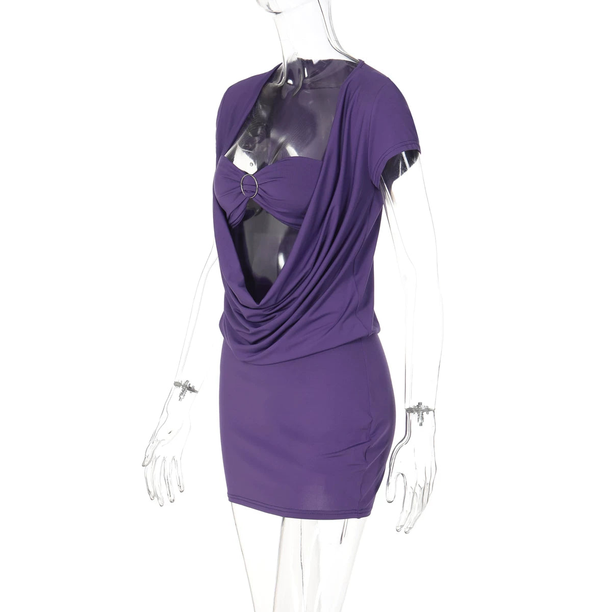 LaPose - Alanah Cut-Out Mini Dress Set