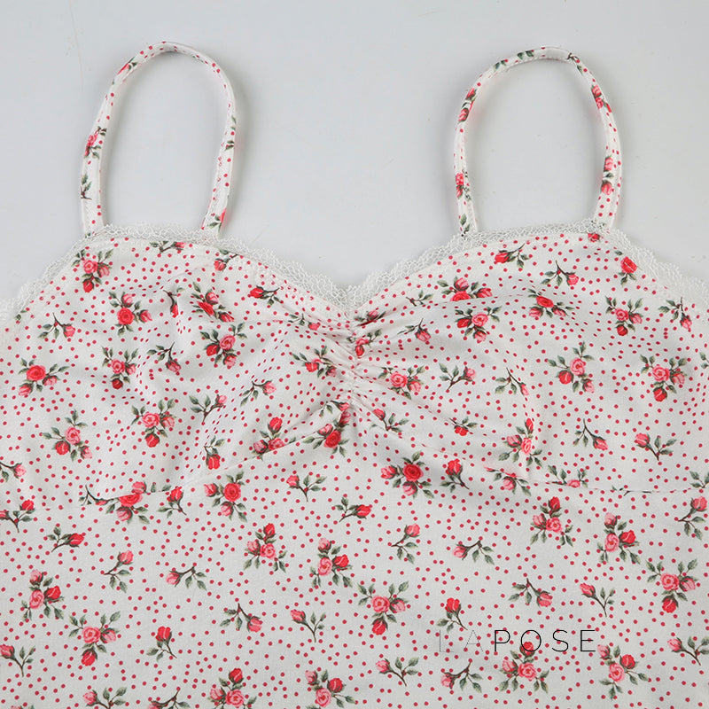 Alannah Floral Lace Short Set [A0T7940T]