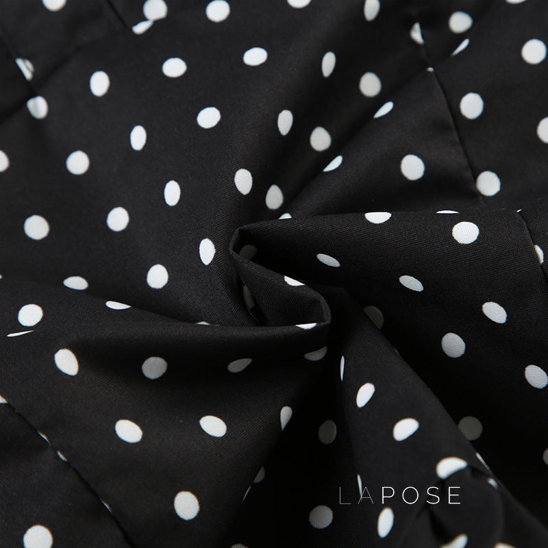Alaura Polka Dot Halter Top [O0M21XC9]
