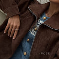 Alayiah Retro Faux Suede Jacket [U771ICB8]