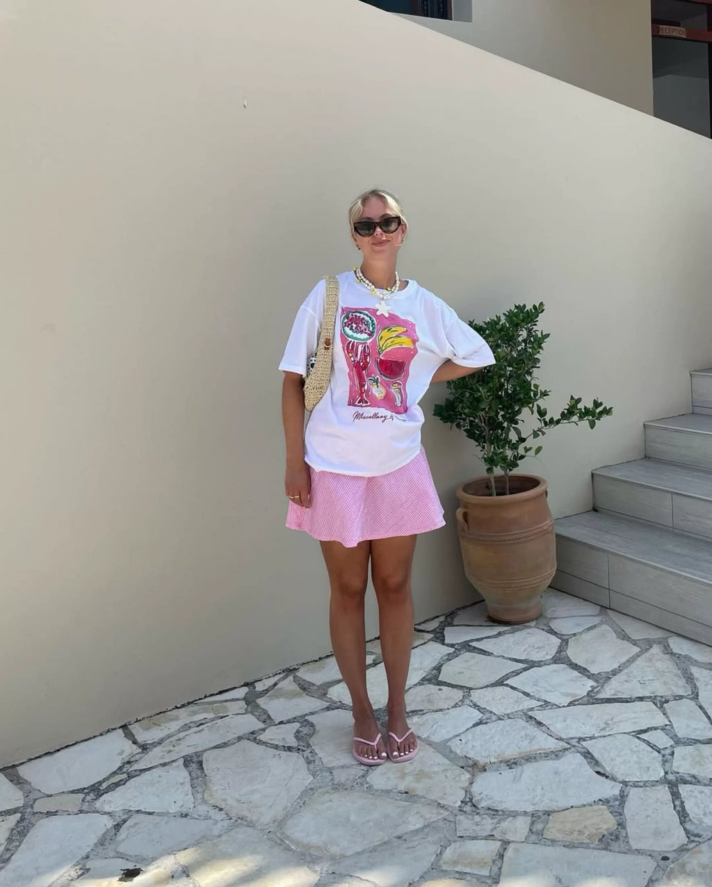 Alayna Vintage Lobster Graphic Tee