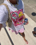 Alayna Vintage Lobster Graphic Tee
